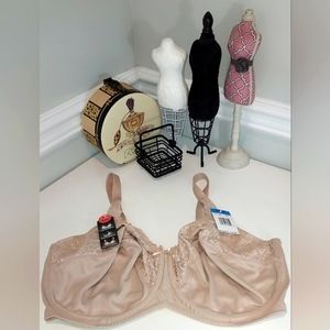 Lilyette Paris Nude Underwire Full Coverage Bra Size 42DDD NWT